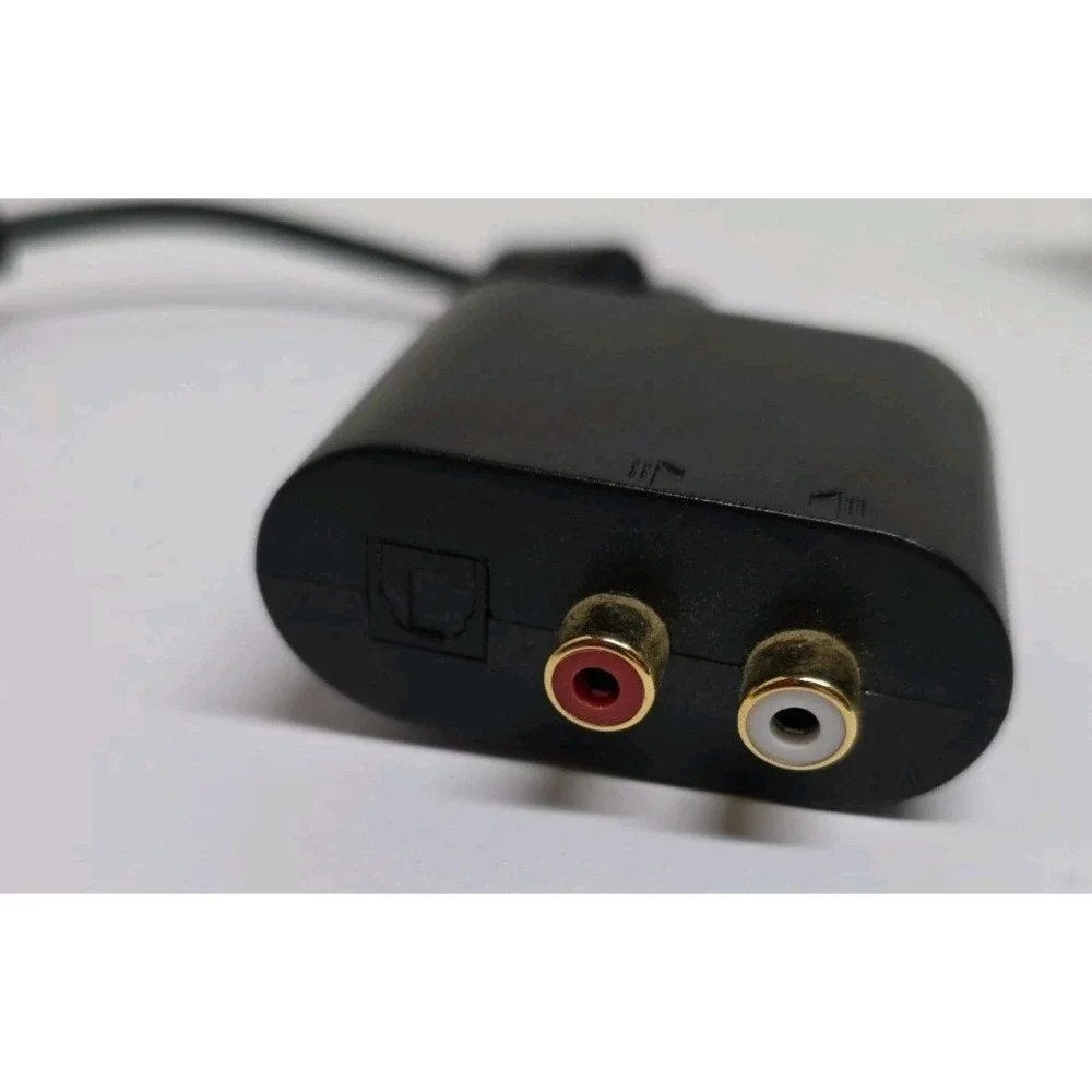 Xbox‎ 360 Audio Adapter HD And Analog AV Black RCA Cable